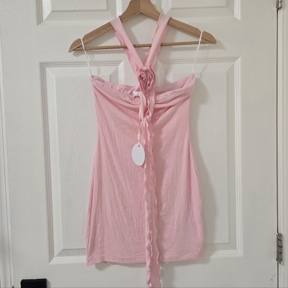 More To Come Revolve Pink Noah Pink Mini Dress New Size XS - Picture 4 of 9